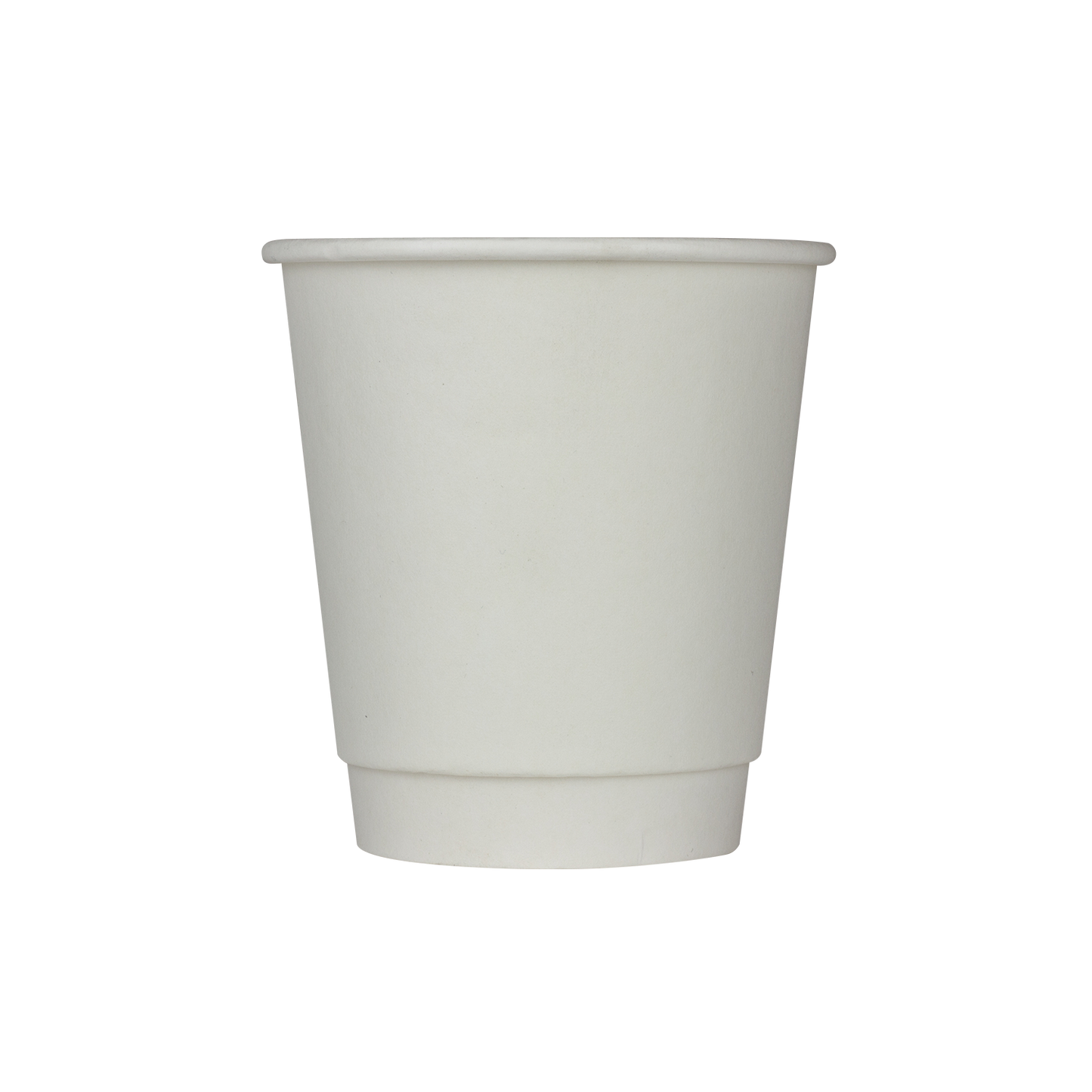 Karat 10oz Wrapped Insulated Paper Hot Cups - White (90mm) - 500 ct