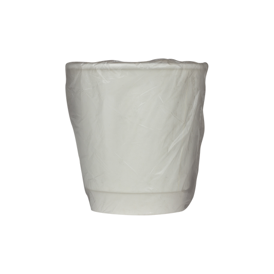 Karat 10oz Wrapped Insulated Paper Hot Cups - White (90mm) - 500 ct