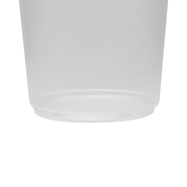 Karat 25oz PP Plastic Flat Rim Extra Wide Cold Cups (120mm) - 500 ct