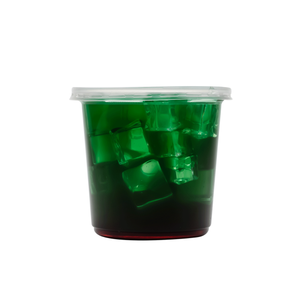 Karat 25oz PP Plastic Flat Rim Extra Wide Cold Cups (120mm) - 500 ct