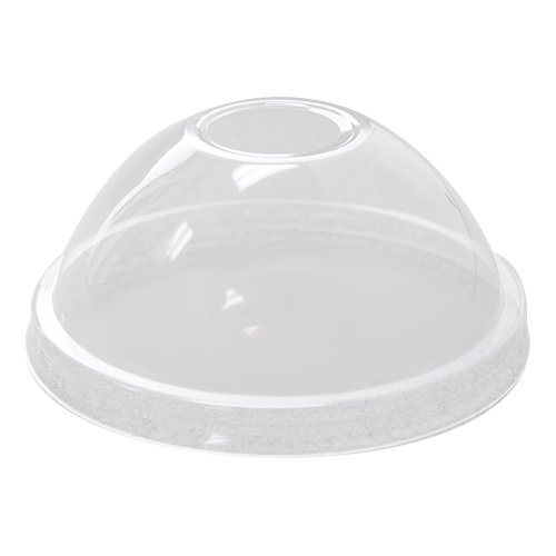 Karat 95mm PP Plastic Dome Lids - 2,000 ct