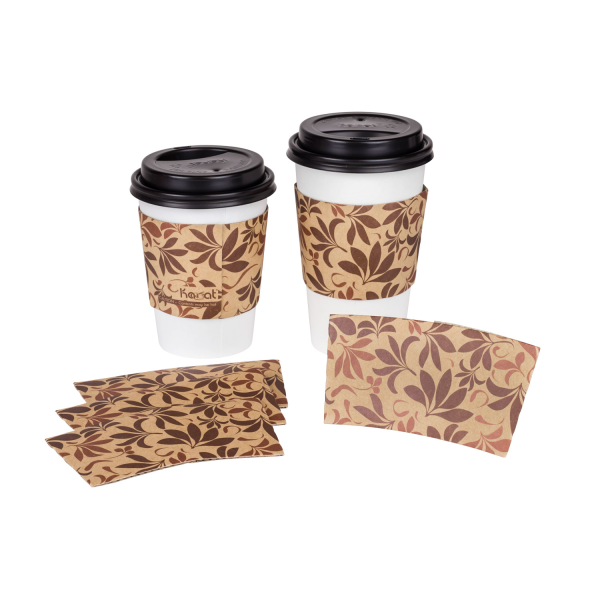 Karat Traditional Cup Jackets - Fleur Brown - 1,000 ct