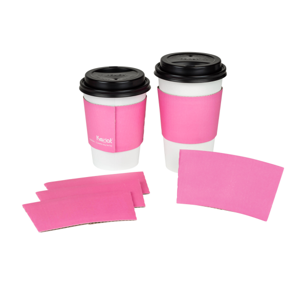 Karat Traditional Cup Jackets - Pink - 1,000 ct