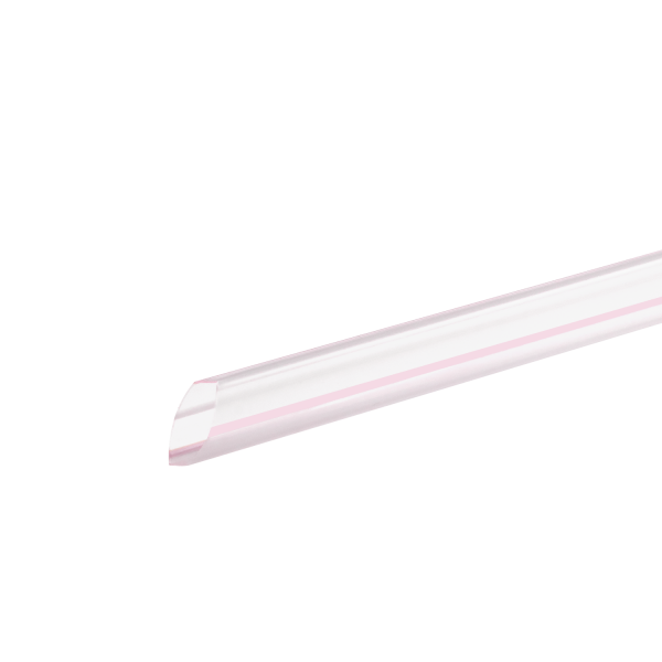 Karat 7.5'' Boba Straws (10mm) - Unwrapped - Mixed Striped Colors - 4,500 ct