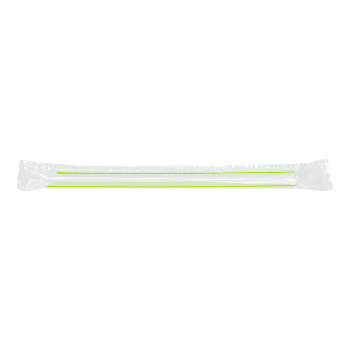 Karat 7.5'' Boba Straws (10mm) Poly Wrapped - Mixed Striped Colors - 2,000 ct, C9002s