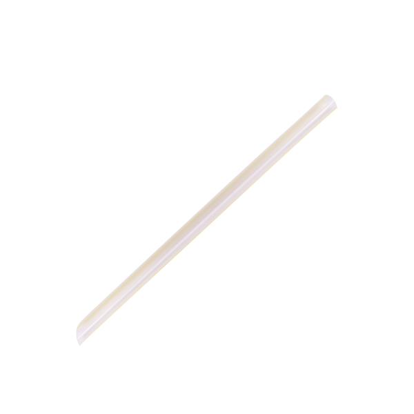 Karat 9'' Jumbo Straws (5mm) Unwrapped - Mixed Striped Colors - 8,000 ct
