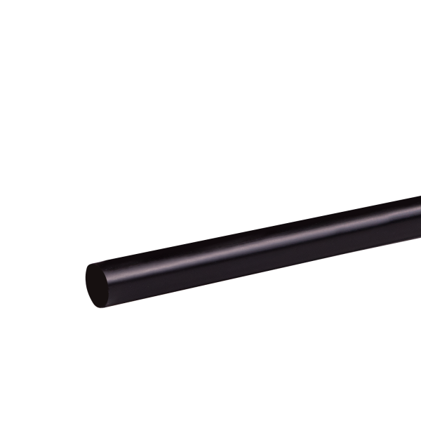 Karat 5.25'' Stir Straws (3mm) - Black - 10,000 ct, C9101 (Black)