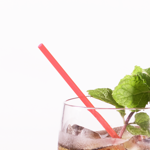 Karat 5.25'' Stir Straws (3mm) - Red - 10,000 ct, C9101 (Red)