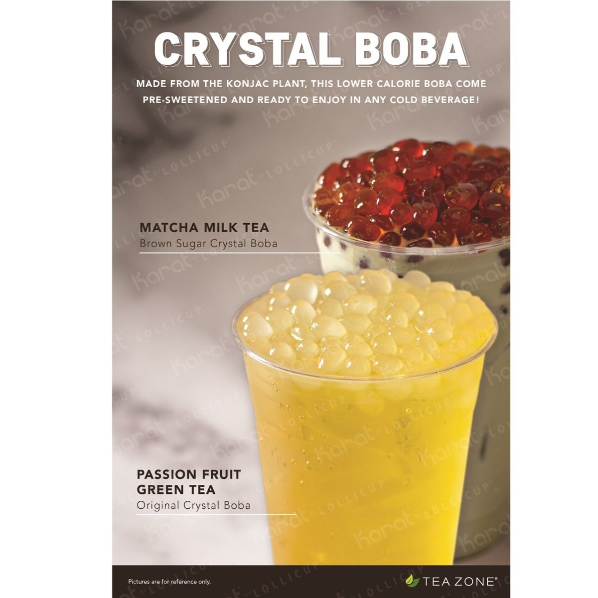 Tea Zone Crystal Boba (2022) Poster - 24" x 36"