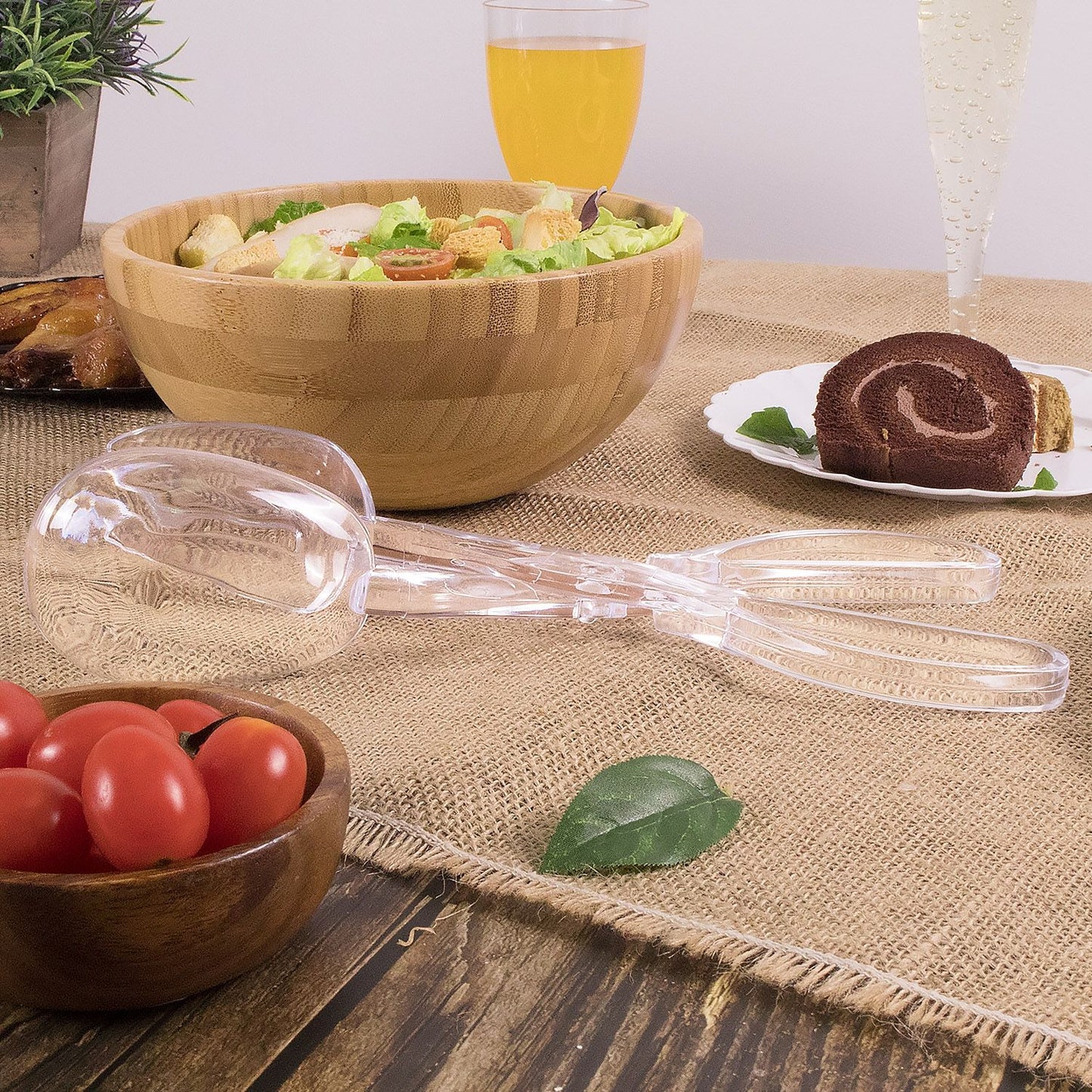 Karat 11" PS Serving Salad Tong - 24 ct