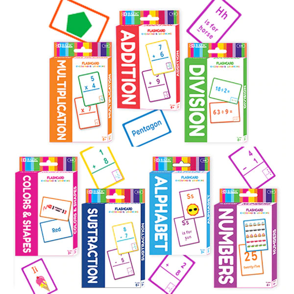 BAZIC Numbers Flash Cards (36/Pack Sold in 24 Units