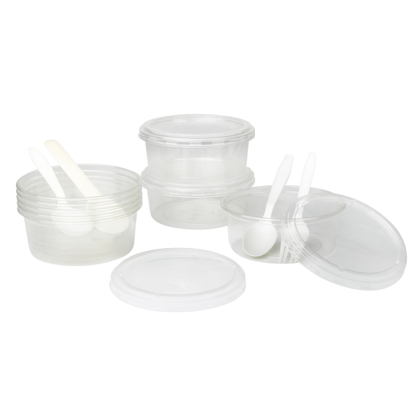 Karat Earth 8oz PLA Eco-Friendly Deli Containers - 500 ct