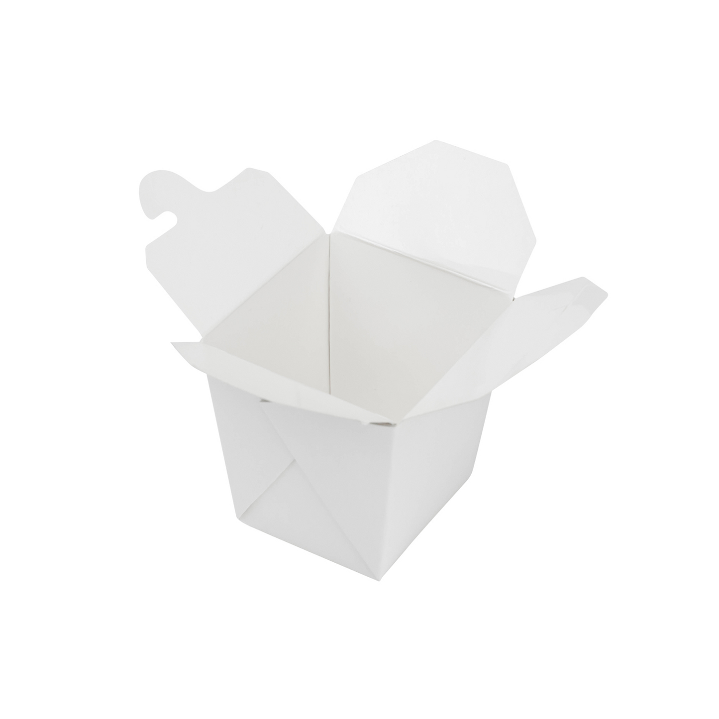 Karat 8oz Food Pail / Paper Take-out Container - White - 450 ct, FP-FP08W
