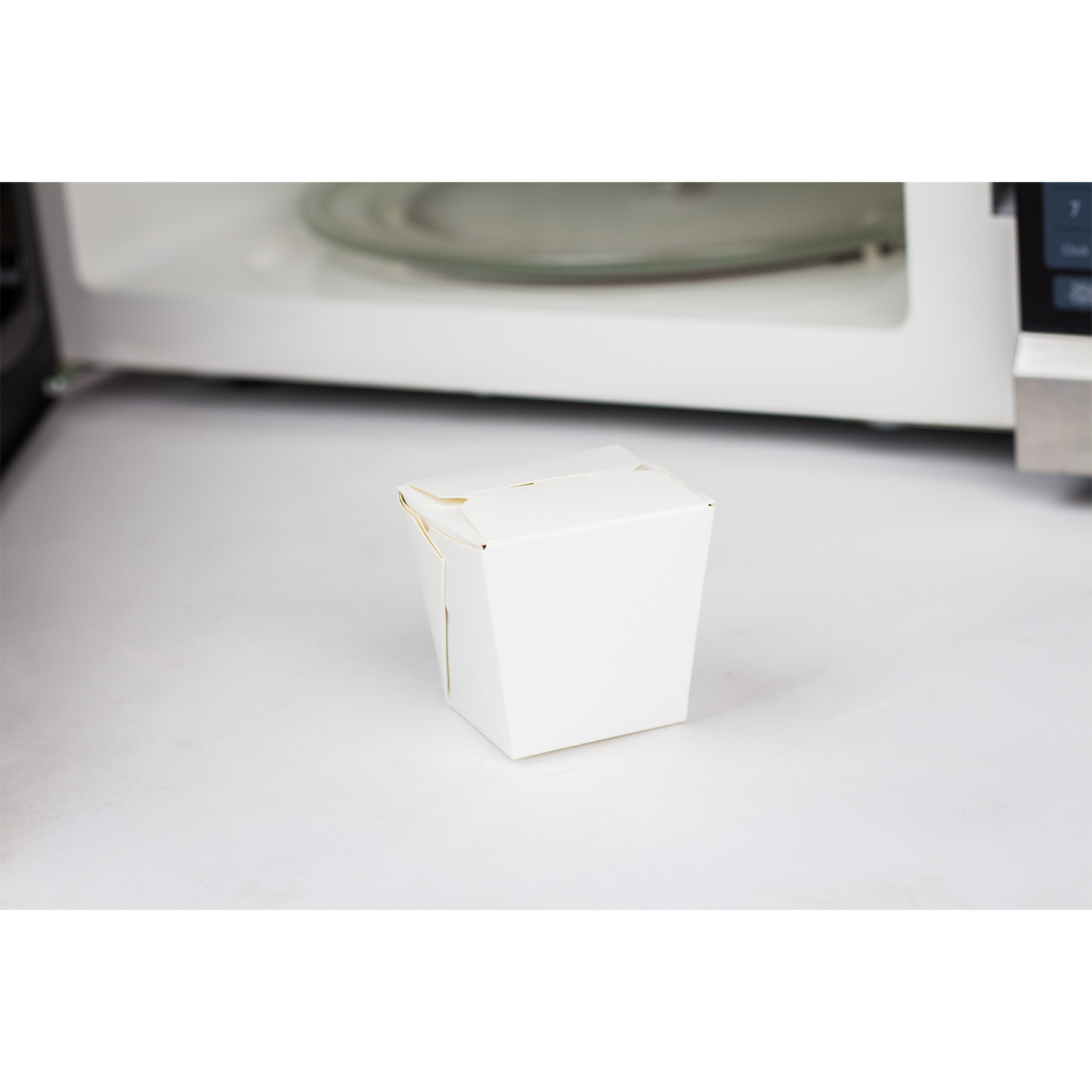 Karat 8oz Food Pail / Paper Take-out Container - White - 450 ct, FP-FP08W