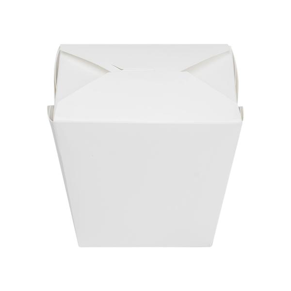 Karat 32oz Food Pail / Paper Take-out Container - White - 450 ct, FP-FP32W