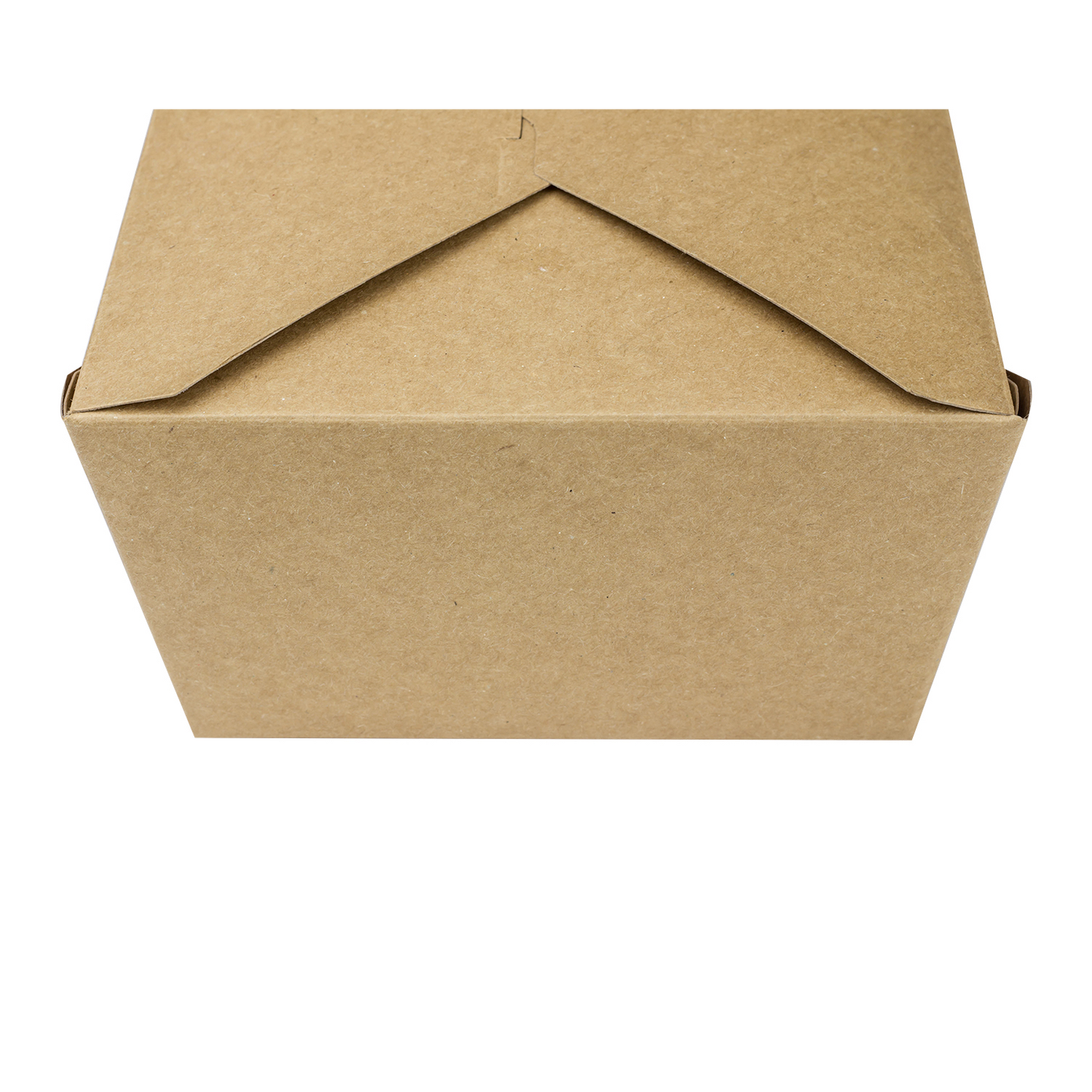 Karat 110 fl oz Fold-To-Go Box #4 - Kraft - 160 ct