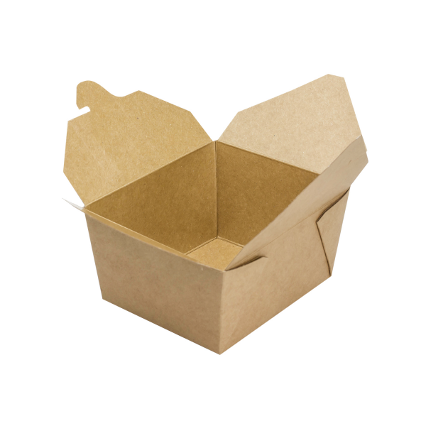 Karat 30oz Fold-To-Go Box #1 - Kraft - 450 ct