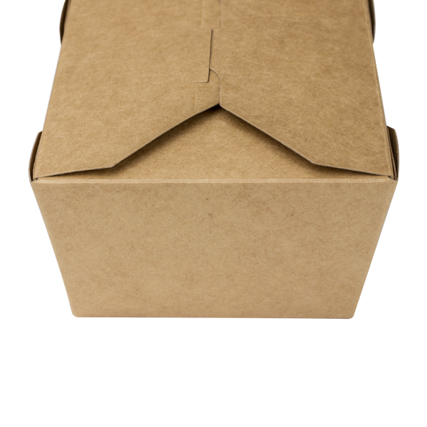 Karat 30oz Fold-To-Go Box #1 - Kraft - 450 ct