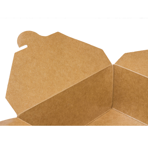 Karat 48oz Fold-To-Go Box #8 - Kraft - 300 ct