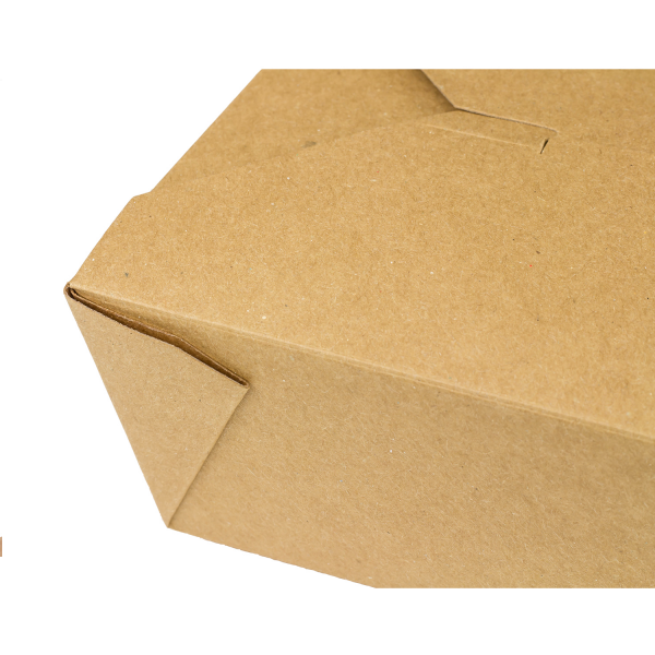 Karat 48oz Fold-To-Go Box #8 - Kraft - 300 ct