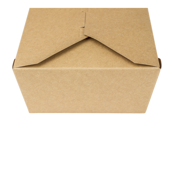 Karat 48oz Fold-To-Go Box #8 - Kraft - 300 ct
