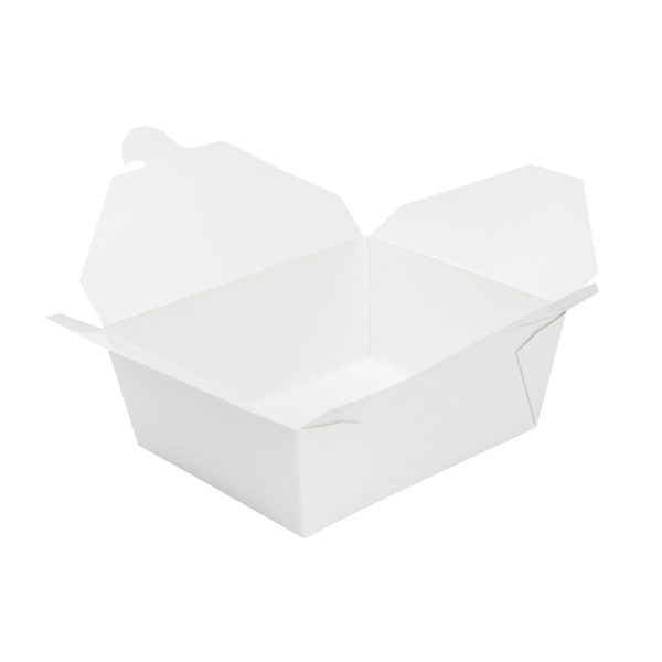 Karat 48oz Fold-To-Go Box #8 - White - 300 ct