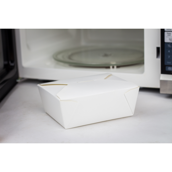 Karat 48oz Fold-To-Go Box #8 - White - 300 ct