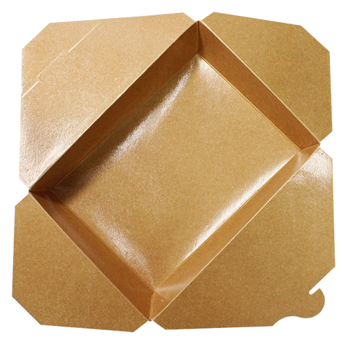 Karat 54oz Fold-To-Go Box #2 - Kraft - 200 ct
