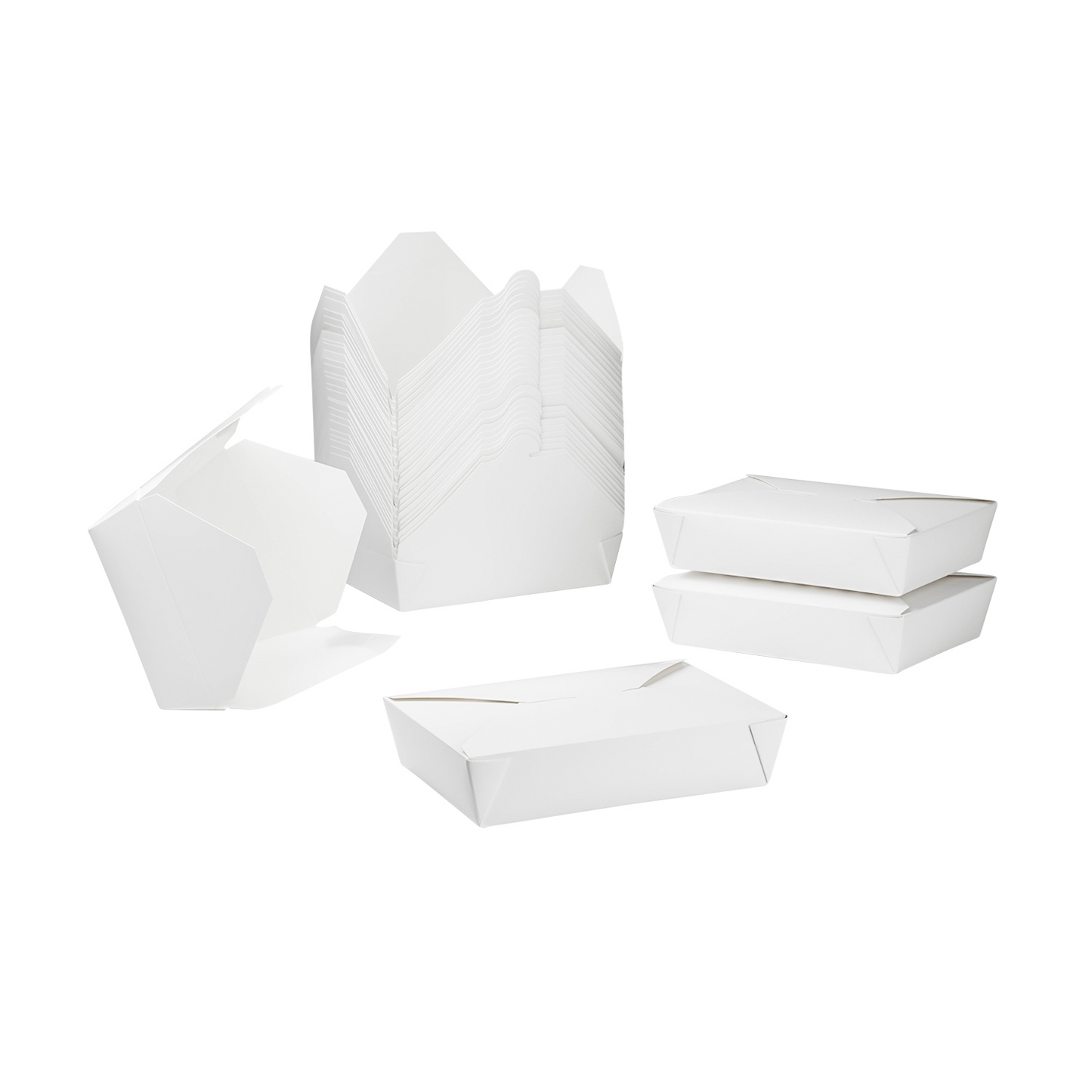 Karat 54oz Fold-To-Go Box #2 - White - 200 ct