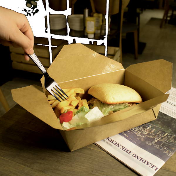 Karat 76oz Fold-To-Go Box #3 - Kraft - 200 ct