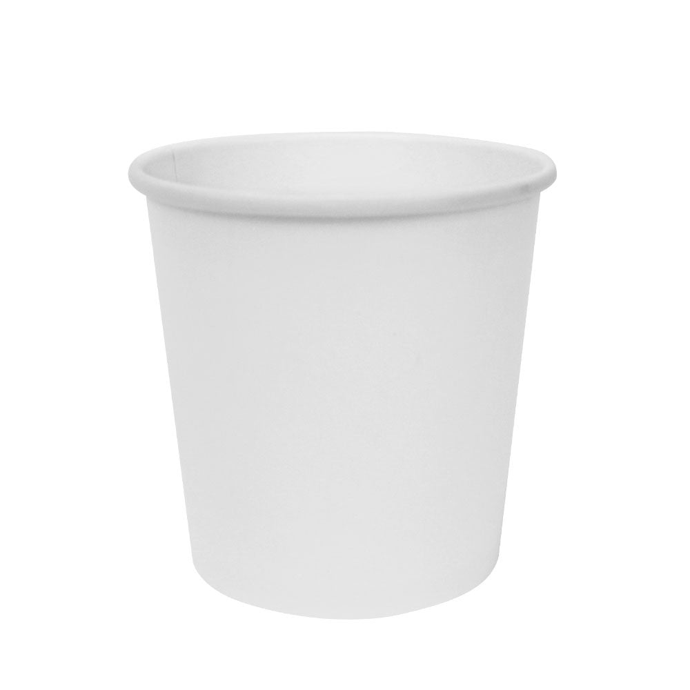 To Go Soup Containers 10/12oz Gourmet Food Cup - White (96mm