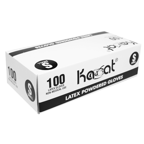 Karat Latex Powdered Gloves (Clear) - Small - 1,000 ct