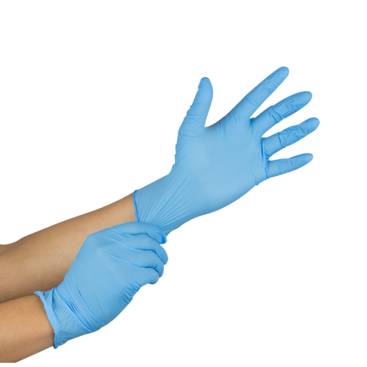 Karat Nitrile Powder-Free Examination Gloves (Blue) - Large - 1,000 ct