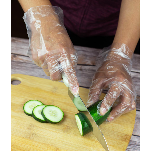Karat Poly Gloves (Clear) - Large - 2,000 ct