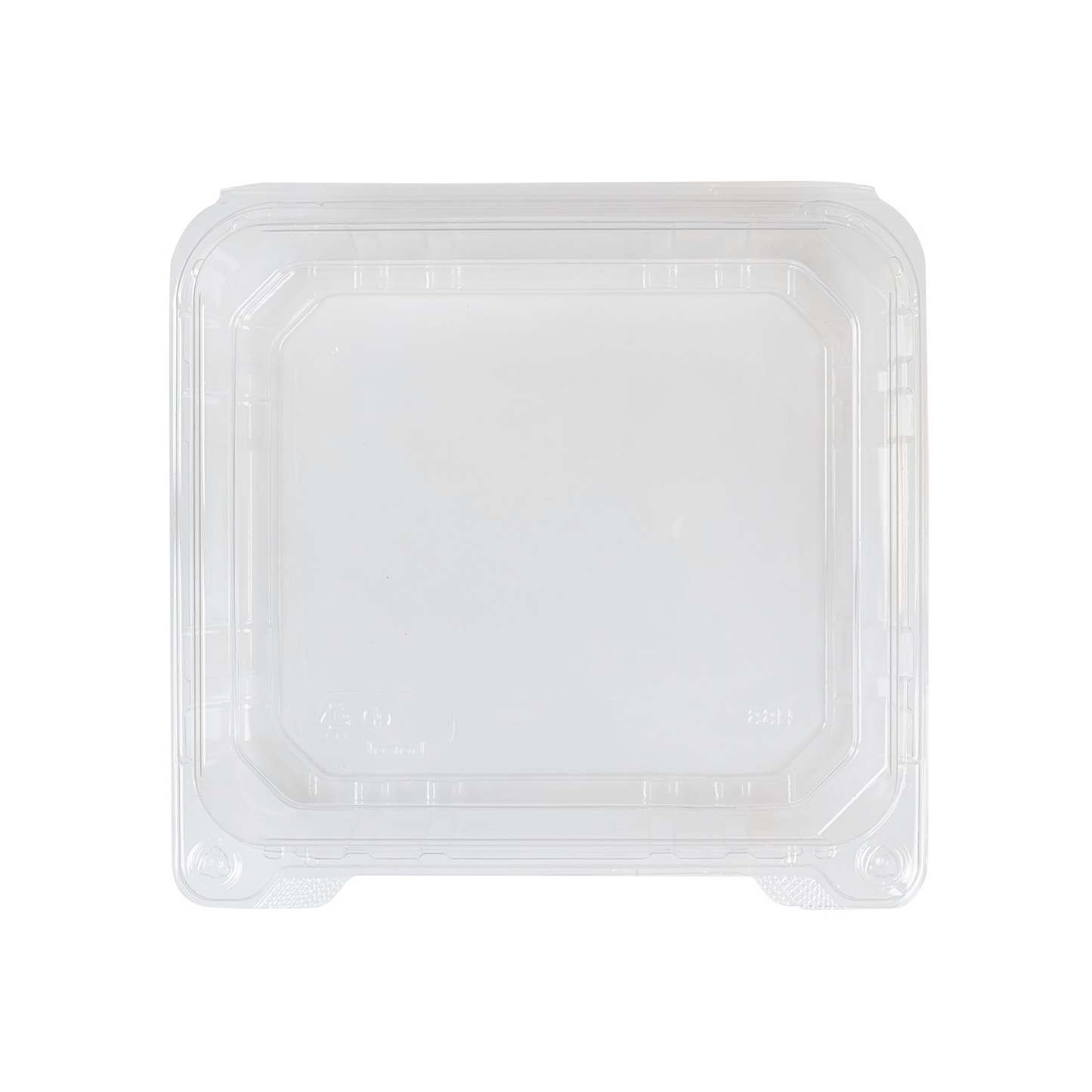 Karat 8''x8'' PET Plastic Hinged Containers - 250 ct