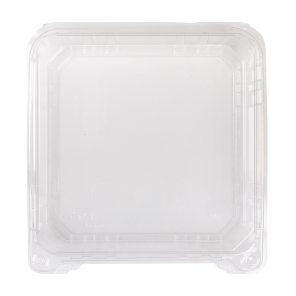 Karat 9''x9'' PET Plastic Hinged Containers - 200 ct