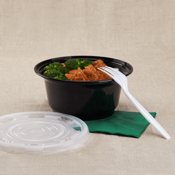 Karat 36oz PP Injection Molded Bowls - Black - 300 ct