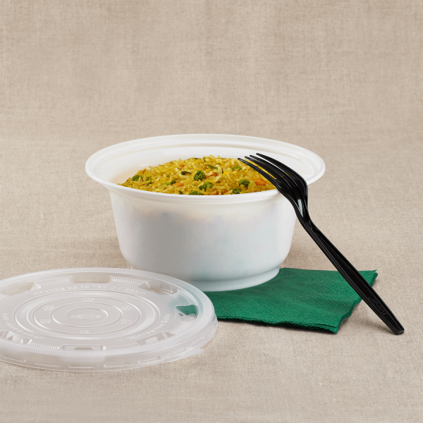 Karat 36oz PP Plastic Injection Molding Bowls - White - 300 ct