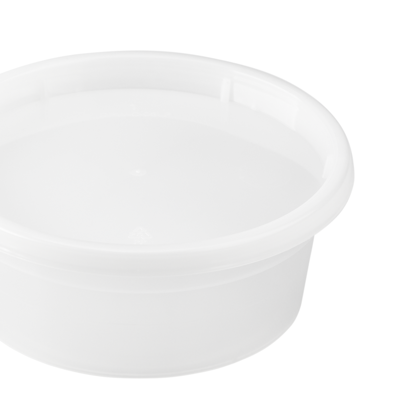 Karat 8oz PP Plastic Injection Molded Deli Containers & Lids - 240 ct