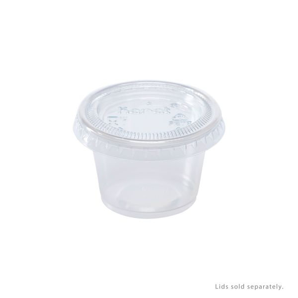 Karat 1oz Tall PP Portion Cups - Clear - 2,500 ct