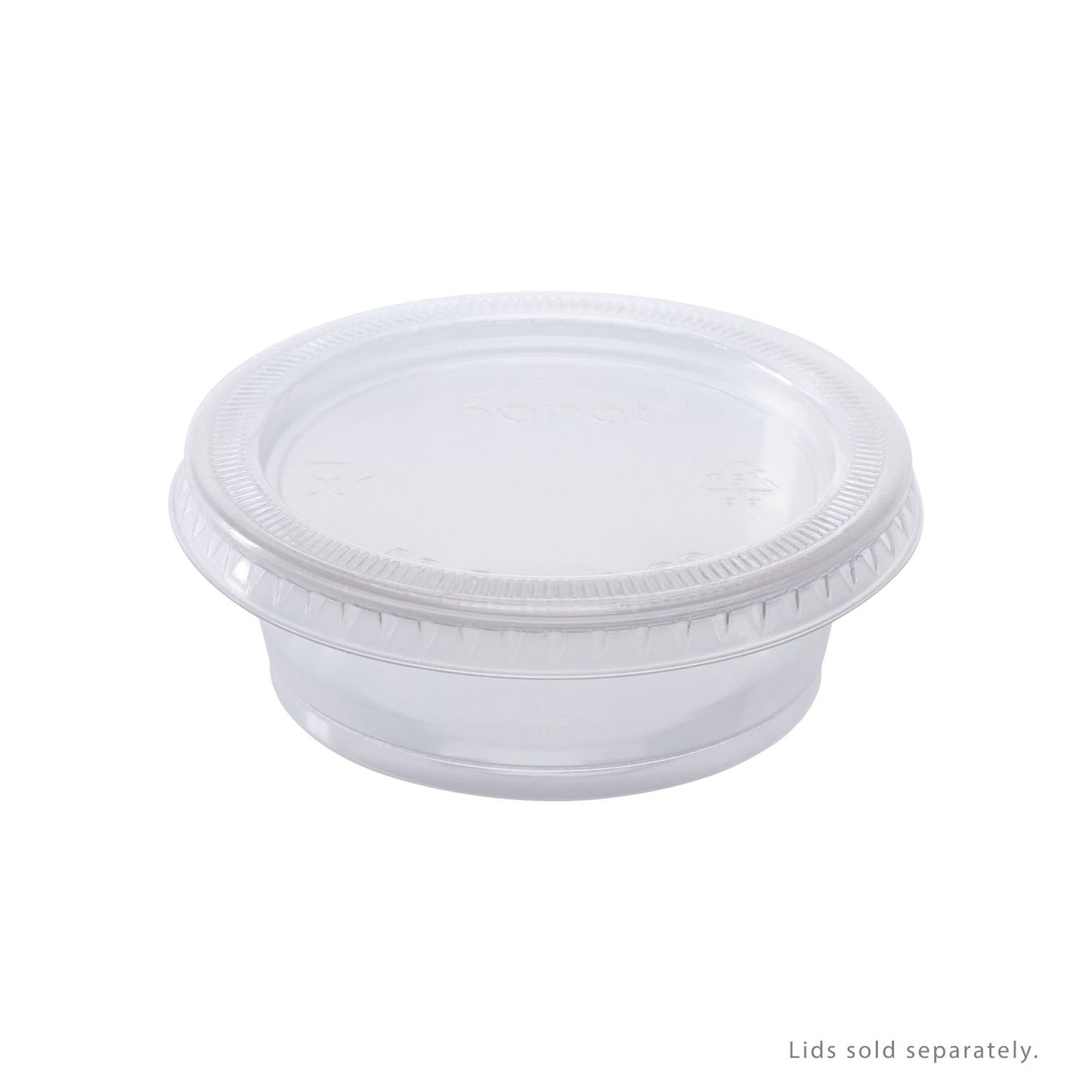 Karat 1.5oz PP Portion Cups - Clear - 2,500 ct