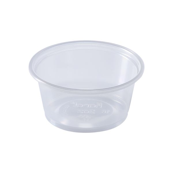 Karat 2oz PP Plastic Portion Cups - Clear - 2,500 ct
