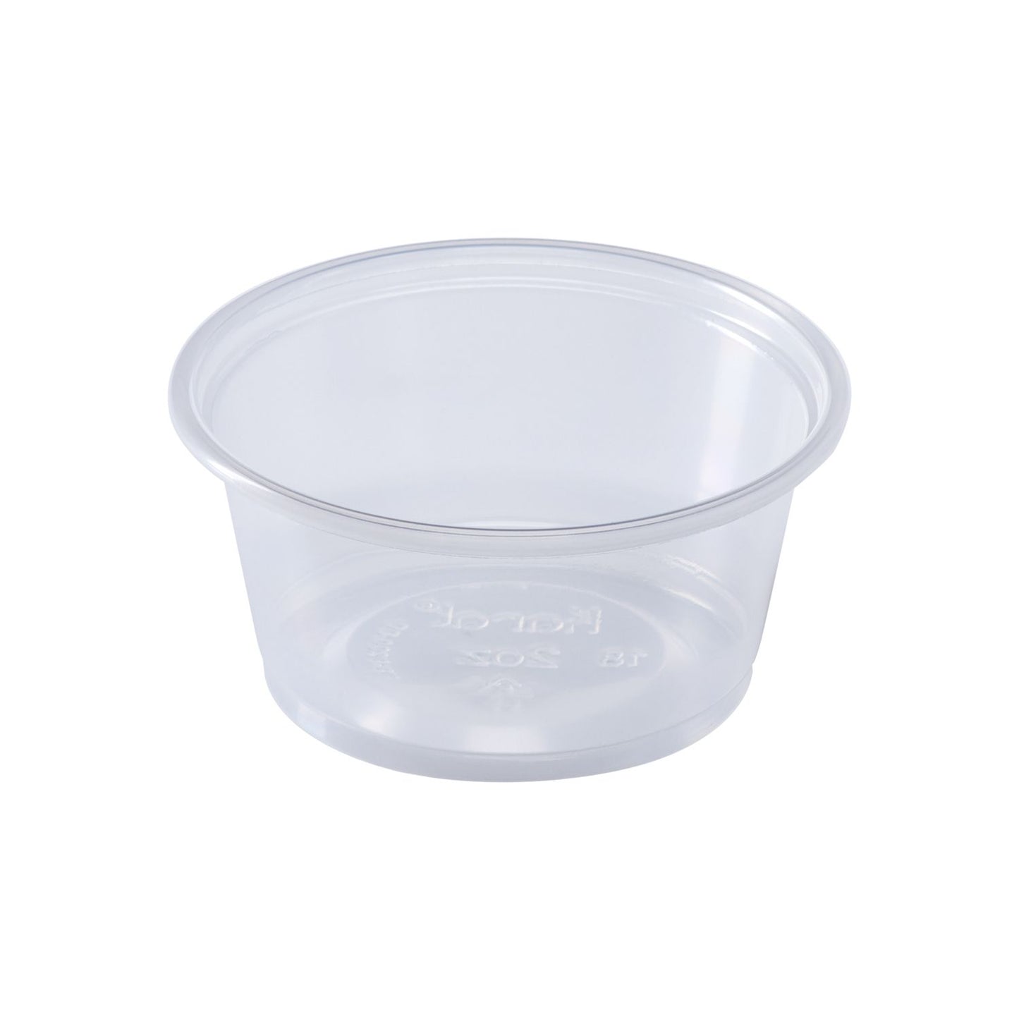 Karat 2oz PP Plastic Portion Cups - Clear - 2,500 ct