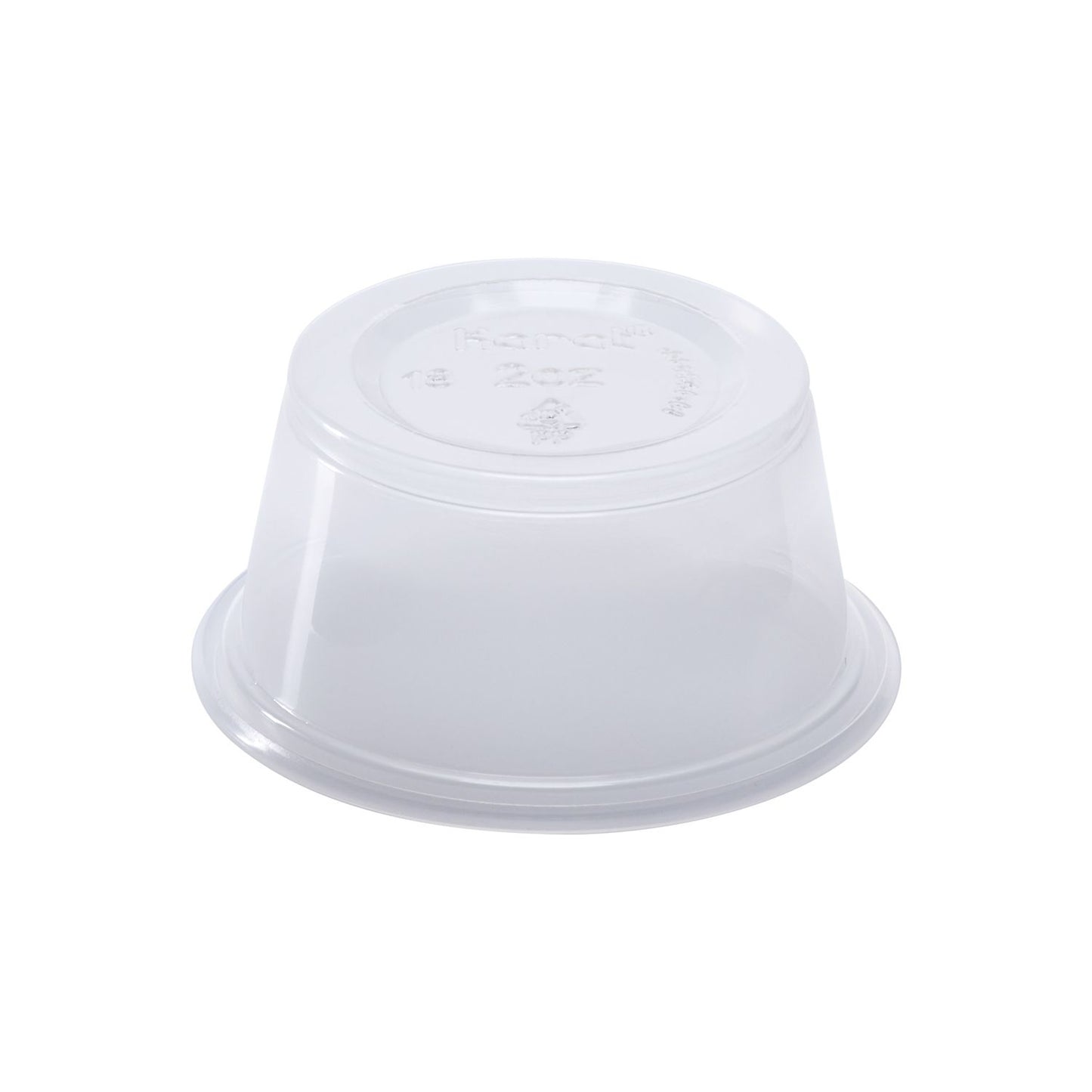 Karat 2oz PP Plastic Portion Cups - Clear - 2,500 ct