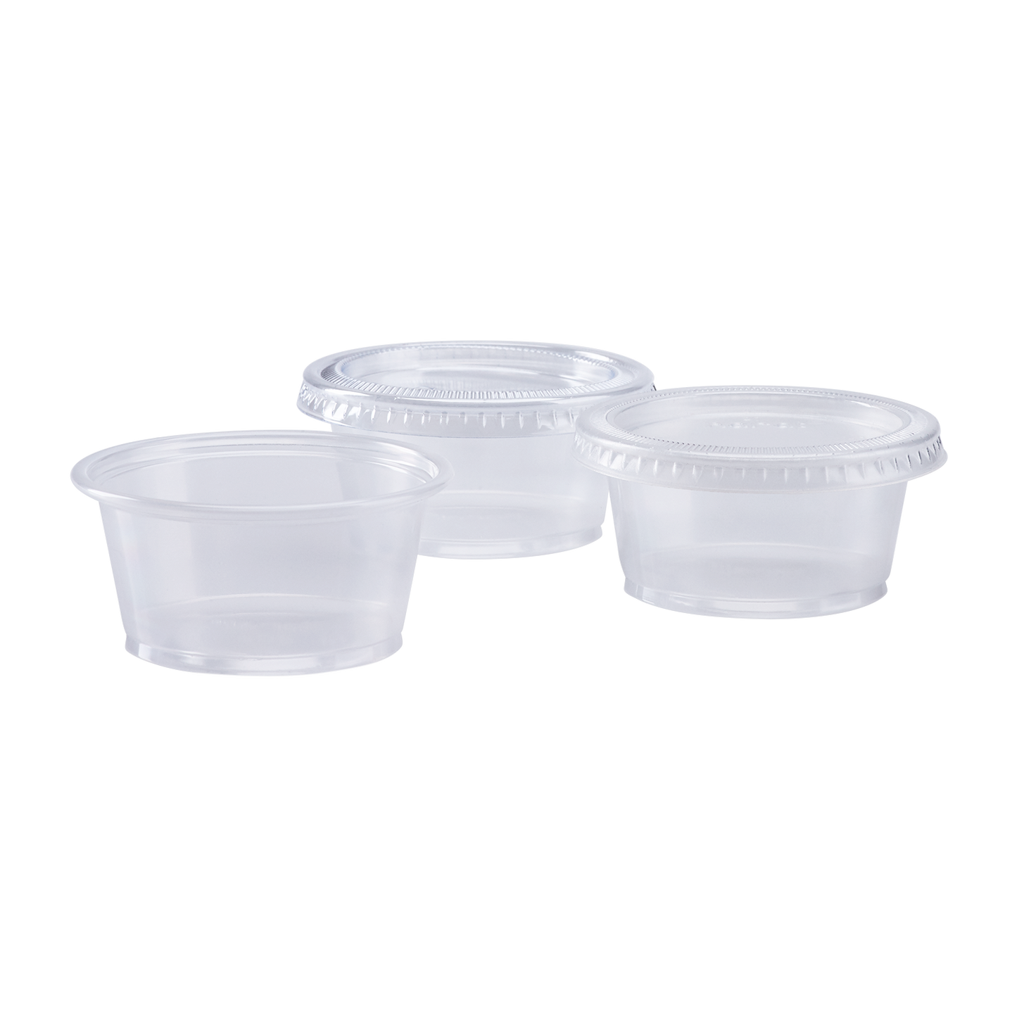 Karat 2oz PP Plastic Portion Cups - Clear - 2,500 ct