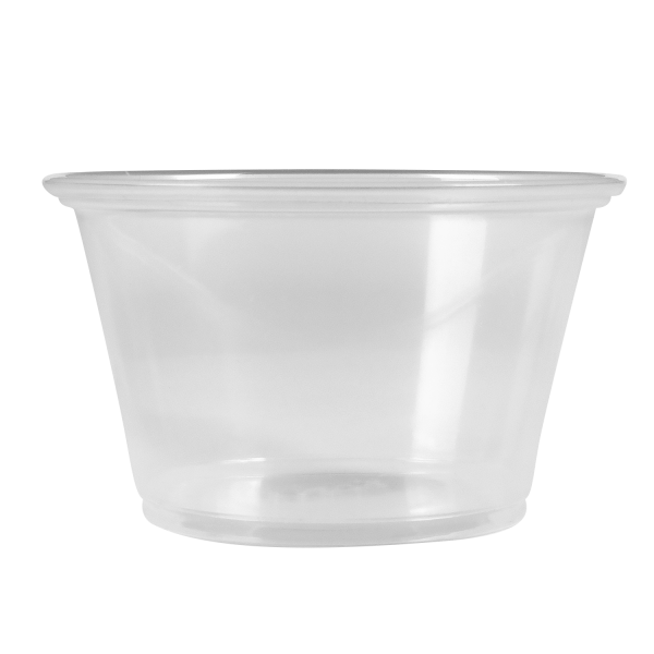 Karat 4oz PP Plastic Portion Cups - Clear - 2,500 ct