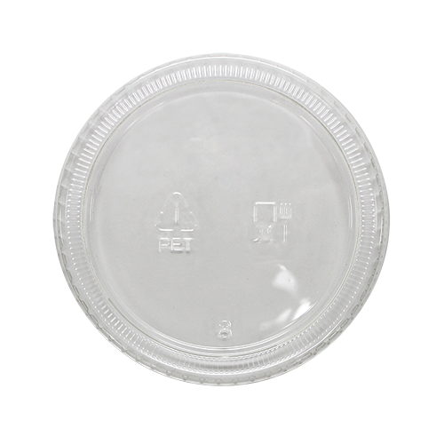 Karat 3.25 - 5.5oz PET Portion Cup Lids - 2,500 ct