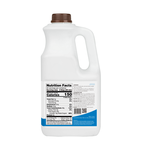 Tea Zone Blueberry Syrup (64oz) Case Of 6