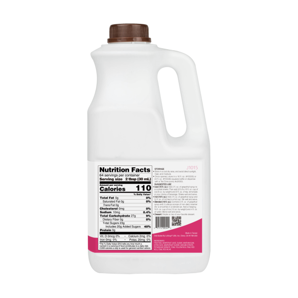 Tea Zone Grapefruit Syrup (64oz) Case Of 6
