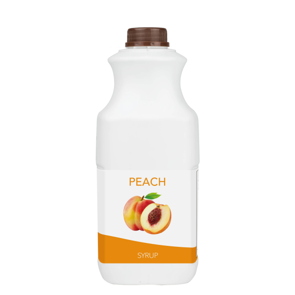 Tea Zone Peach Syrup (64oz) Case Of 6